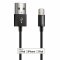 deleyCON 0,15m [Apple MFI zertifiziert] iPhone Lightning auf USB Kabel / Sync-Kabel / Ladekabel / Datenkabel - Schwarz