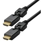 Verbindungskabel HDMI-Stecker 19 pol. 2,0 m  360°...