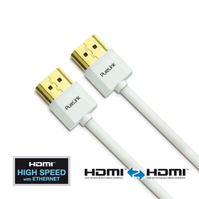 PureLink® -  HDMI Kabel - ProSpeed Serie 3,00m Thin weiß