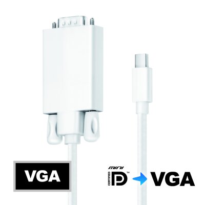PureLink® - Mini DisplayPort zu VGA Adapter-Verbindungskabel (MiniDP/VGA)