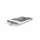 EXELIUM XFlat® UPMAI6S-W - Schutzcover (weiß) mit Ladefunktion für Apple iPhone 6S Plus - Für drahtlose, magnetische Induktionsladestation der UPM-Serie