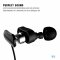 Cannice SC2101 W2 Bluetooth Kopfhörer In Ear | Kabellose 4.1 Sport Kopfhörer Stereo mit Nackenbügel | 10m Reichweite, ultra leicht, wasserabweisend, schwarz