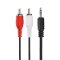 PureLink® - Audio Kabel 2x Cinch auf 3,5mm Klinke, 1,50m