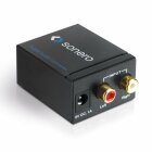 Sonero AC000 - Audio A/D Konverter (2x Cinch Stereo Audio (L/R) auf Digital Audio (Optisch und Koaxial)) 