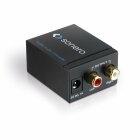 Sonero AC010 - Audio D/A Konverter (Digital Audio (Optisch und Koaxial) auf 2x Cinch Stereo Audio (L/R)) 