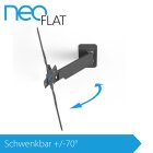 EXELIUM NeoFlat® - Neo26 TV Wandhalterung XFLAT-NEO26 neig & schwenkbar für 32 Zoll - 55 Zoll (schwarz)