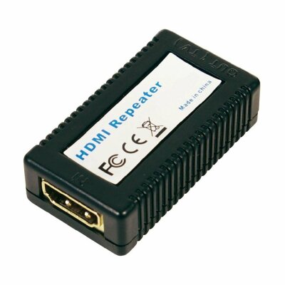 HDGear X-HE010 HDMI 1080p Extender mit vergoldeten Steckkontakten HDMI Buchse (19-polig) auf HDMI Buchse (19-polig) schwarz