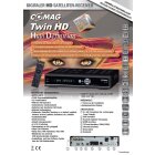 COMAG TWIN HD Digitaler Twin-Tuner Satelliten-Receiver (HDTV, DVB-S2 TWIN-Tuner, HDMI, PVR, USB 2.0) schwarz 500 GB