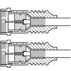 SAT Anschluss Kabel F-Stecker - F-Stecker 1,5 m, schwarz vergoldet