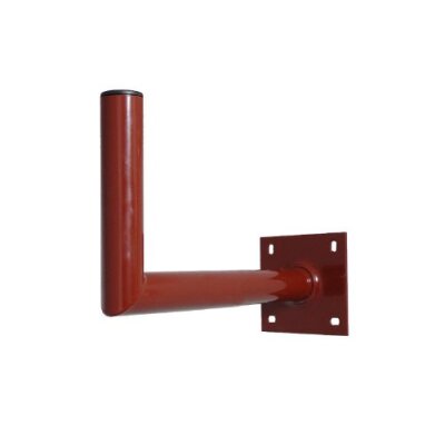 SAT Wandhalter für Sat-Antennen Alu-Wandhalter (TÜV geprüft) Aluminium, pulverbeschichtet rot 45cm