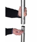 Dachsparren- Masthalter universal Variante II (110cm Mast, Durchmesser 48 mm) Stahl verzinkt
