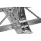 Goliat Stahl Terrassen- Flachdachständer Stahlständer für 4 Betonplatten 50x50cm, Ø60mm,10° neigbar