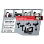 COMAG SecCam11 IP Funk Überwachungskamera Videoüberwachung Set mit IP Funktion über Smartphone App (1x Outdoor Kamera + 1x Monitor + 1x 32GB Speicherkarte)