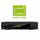 MICRO m4HD IR FullHD HEVC DVBT/T2 Receiver (H.265, HDTV, HDMI, Irdeto Zugangssystem, freenet TV, Mediaplayer, PVR Ready, USB 2.0, 12V) schwarz