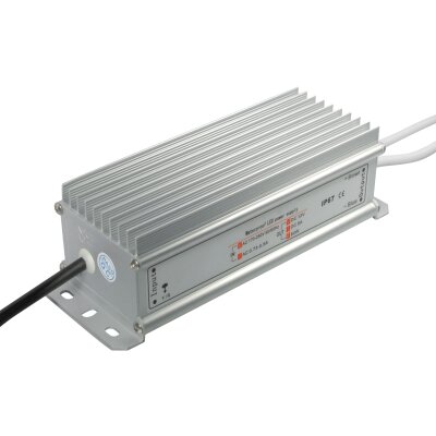 Netzteil für 12V LED-Leuchtmittel 12V/60W, 5000mA, Schutzklasse: IP67, Anschlussdrähte: maximal 200 mm, 220 x 28 x 20 mm, LTE9L