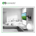 conecto LCD LED TV Fernseher Wandhalterung neigbar, schwenkbar und ausziehbar für 10-42 Zoll, schwarz