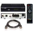 Microelectronic Micro m22c Full HD DVB-C Kabelreceiver + HDMI Kabel (HDMI/SCART/USB/LAN (RJ45), PVR Ready, Mediaplayer) schwarz