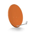 Antenne Opticum SAT Schüssel Satelliten-Antenne 80 cm Stahl, X80 Rot NEU FullHD HDTV (TÜV zertifiziert)
