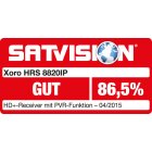 Xoro HRS 8820 IP Digitaler Satelliten-Receiver (HDTV, DVB-S2, CI/CI+ Schacht, Hbb-TV, HD+ RePlay, LAN Netzwerkanschluss, HDMI, SCART, PVR-Ready, USB 2.0, inkl. HD+ Karte für 6 Monate) schwarz
