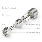 PureLInk EF030-05 Easyfit Innovativer F-Stecker für Satkabel mit einem Durchmesser von 8,2mm bis 8,4mm für Selbstkonfektionierung, Markierung: weiß, 5er Set
