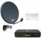 Opticum Digitale 1 Teilnehmer Satelliten-Komplettanlage (HD AX 150 HDTV-Receiver, Single-LNB, QA 60 cm Antenne, Stahl) anthrazit