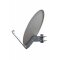 Opticum Digitale 8 Teilnehmer Satelliten-Komplettanlage (HD AX 150 HDTV-Receiver, Octo-LNB, QA 60 cm Antenne, Stahl) lichtgrau