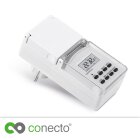 conecto Digitale Zeitschaltuhr, IP44, 3600 Watt, weiß