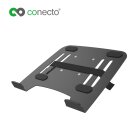 conecto® - universelle Notebookhalterung Adapter für VESA 75x75 Tischhalterungen schwarz