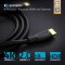 sonero X-PHC010-010 Premium Zertifiziertes High Speed HDMI Kabel mit Ethernet, gegossener Designstecker, vergoldete Anschlüsse (4K UltraHD, 3D Full HD, 18Gbps Full Bandwith, HDR High Dynamic Range), 1,0m