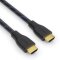 sonero X-PHC011-005 Premium Zertifiziertes High Speed HDMI Kabel mit Ethernet mit Nylongeflecht, vergoldete Anschlüsse (4K UltraHD, 3D Full HD, 18Gbps Full Bandwith, HDR High Dynamic Range), 0,5m