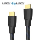 sonero X-PHC011-010 Premium Zertifiziertes High Speed HDMI Kabel mit Ethernet mit Nylongeflecht, vergoldete Anschlüsse (4K UltraHD, 3D Full HD, 18Gbps Full Bandwith, HDR High Dynamic Range), 1,0m
