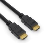 conecto Premium Zertifiziertes High Speed HDMI Kabel mit Ethernet, vergoldete Anschlüsse (4K UltraHD, 3D Full HD, 18Gbps Full Bandwith, HDR High Dynamic Range)