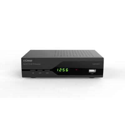 COMAG SL30T2 FullHD HEVC DVBT/T2 Receiver (H.265, HDTV, HDMI, SCART, Mediaplayer, PVR Ready, USB 2.0) B-Ware, schwarz