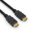 conecto Premium Zertifiziertes High Speed HDMI Kabel mit Ethernet, vergoldete Anschlüsse (4K UltraHD, 3D Full HD, 18Gbps Full Bandwith, HDR High Dynamic Range) 1,0m