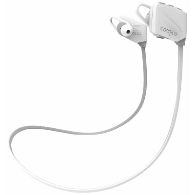 Cannice SC1302 E1 Bluetooth Kopfhörer In Ear | Kabellose 4.1 Sport Kopfhörer Stereo mit 10m Reichweite | ultra leicht, wasserabweisend, weiß