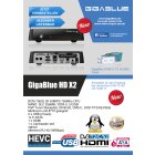 GigaBlue HD X2 Digitaler DVB-S2 Sat Linux Multimedia-Receiver 256MB