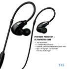 Cannice SC1411 Y4 Bluetooth Kopfhörer In Ear | Kabellose 4.1 Sport Kopfhörer Stereo mit Ohrbügel | 10m Reichweite, ultra leicht, wasserabweisend, schwarz