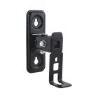 PureMounts PM-SOM-01 - Neigbare und schwenkbare Lautsprecher Wandhalterung, kompatibel mit Sonos Play1, Wandabstand 86,5mm, Tragkraft 2kg, Farbe: schwarz