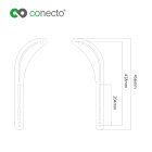 conecto CC50295 Soundbar Universalhalterung für Montage am TV oder Wandhalterung, Traglast: max. 15,0kg, VESA 400x400