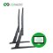 conecto CC50301 Standfuß für TV Geräte mit 94-178 cm (37-70 Zoll), 5-stufig höhenverstellbar, Kabelmanagement, Traglast: max. 35,0kg, VESA 600x400, schwarz