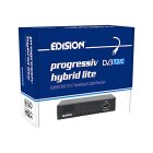 Edision progressiv hybrid lite DVB-C/T Kabel/Terrestrischer Receiver für digitales Kabel-und Terrestrischesfernsehen (Full-HD, HDMI, USB 2.0, Mediaplayer, WLAN optional)