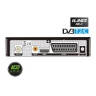 EDISION proton T265 LED DVB-T2 HD H.265 HEVC Full HD Hybrid FTA Receiver HDTV DVB-T2/DVB-C (DISPLAY, HDMI, SCART, S/PDIF, USB 2.0), inkl. HDMI Kabel