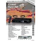 COMAG TWIN HD Digitaler Twin-Tuner Satelliten-Receiver (HDTV, DVB-S2 TWIN-Tuner, HDMI, PVR, USB 2.0) schwarz 500 GB (B-Ware, wie NEU)