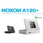NOXON A120+ Audioadapter / HiFi-Tuner (DAB/DAB+, UKW und Internetradio Empfang, Spotify Connect, Bluetooth) silber