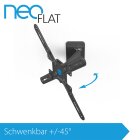 conecto Neo16 Kit by EXELIUM - TV Wandhalterung neig & schwenkbar für 32 Zoll - 55 Zoll (schwarz) inkl. 3,0m High Speed HDMI Kabel