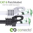 conecto Patchkabel Cat6 (FTP) Netzwerkkabel, Ethernetkabel