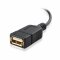 adaptare 40223 USB-OTG Adapter-Kabel Vergoldete Kontakte Micro-USB 2.0-Winkel-Stecker USB-Buchse Typ A für Speicher-Stick und andere Geräte