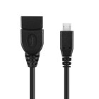 adaptare 40225 USB-OTG Adapter-Kabel Micro-USB 2.0-Stecker USB-Buchse Typ A für Speicher-Stick und andere Geräte