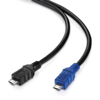 adaptare 50 cm OTG-Ladekabel Micro-USB-Stecker / Micro-USB-Stecker für E-Bike-Computer