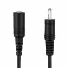 adaptare 95018 5m Verlängerung DC-Kabel Hohl-Stecker mit Buchse 3,5 x 1,35 mm für Netzteil und Niedervolt bis 12V schwarz